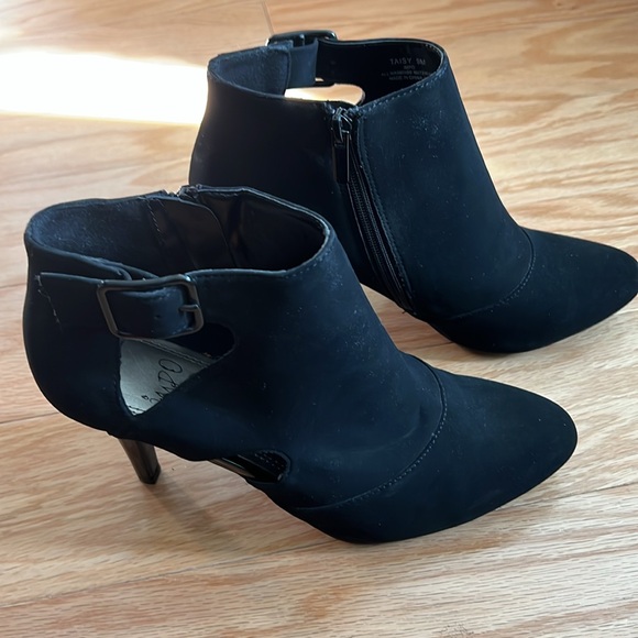 Black Heels Booties 9 - Picture 3 of 4